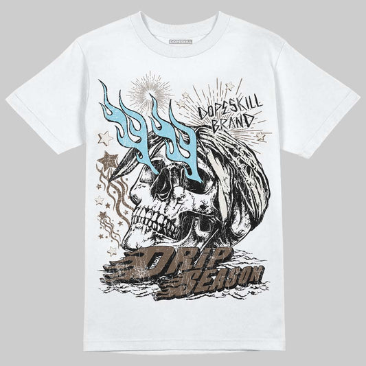 Asics Gel-Kayano 12.1 Cream/Stillwater DopeSkill T-Shirt Drip Season Graphic Streetwear - White