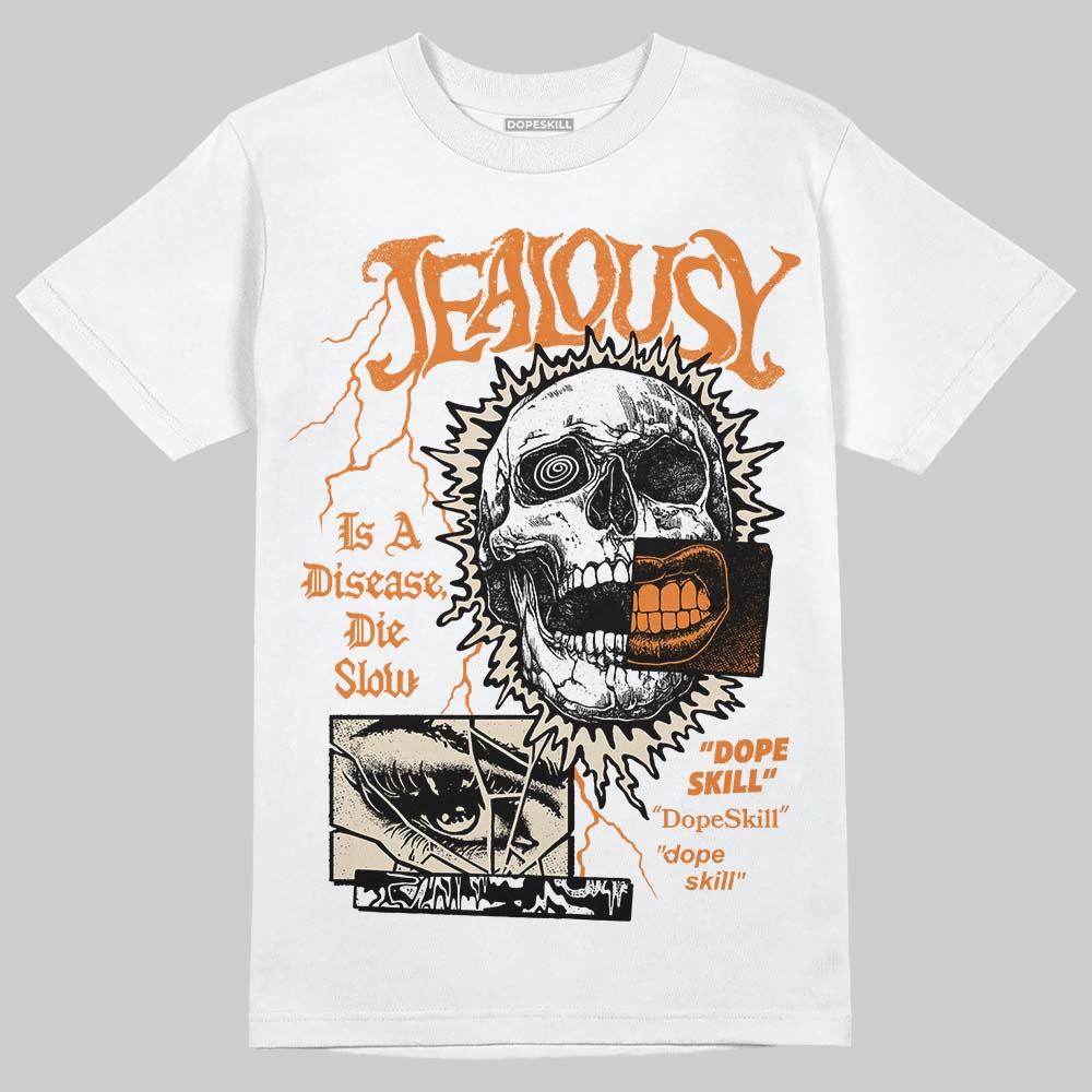 Jordan 3 “Orange Citrus” DopeSkill T-Shirt Jealousy Graphic Streetwear - White