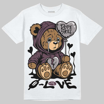 A Ma Maniére x Air Jordan 5 “Violet Ore” DopeSkill T-Shirt Broken Bear Graphic Streetwear - White