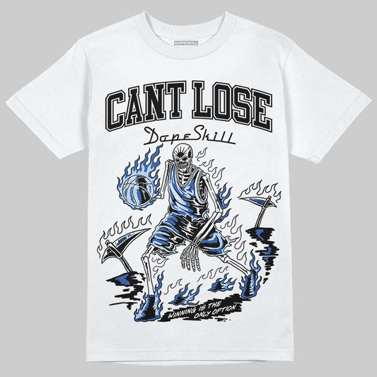 Awake NY x Jordan 5 Retro 'Black Racer Blue' DopeSkill T-Shirt Cant Lose Graphic Streetwear - White