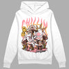 Jordan 3 GS “Red Stardust” DopeSkill Hoodie Sweatshirt Chillin Graphic Streetwear - White 