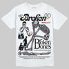 Jordan 5 Retro OG Black Metallic Reimagined DopeSkill T-Shirt Broken Bones Graphic Streetwear - White