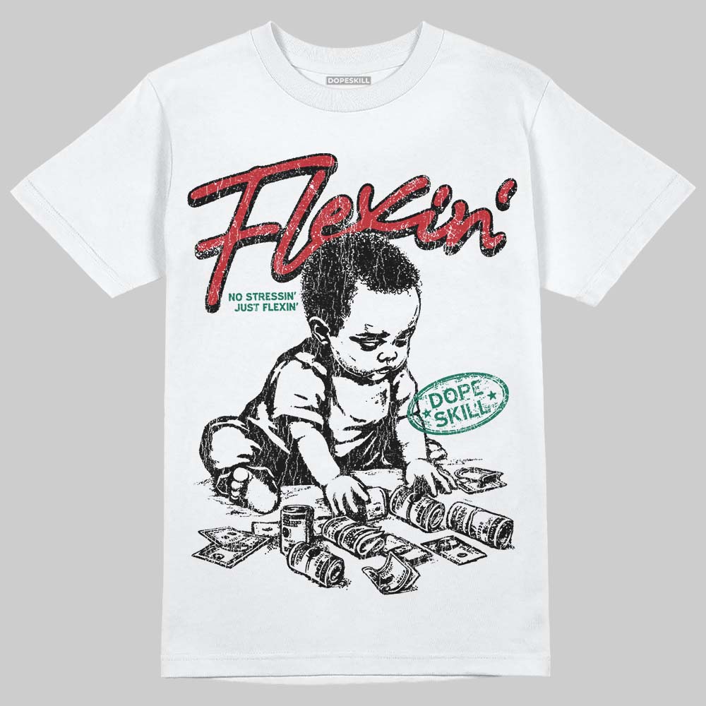 Jordan 3 Mexico 'El Vuelo' DopeSkill T-Shirt Flexin' Graphic Streetwear - White