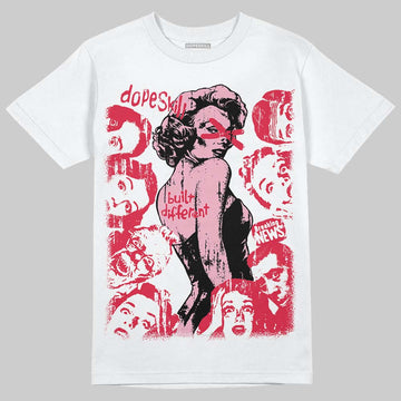Dunk Low Valentine's Day (2026) DopeSkill T-Shirt Built Different Graphic Streetwear - White