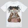 Jordan 40 “Dusty Rose” DopeSkill T-Shirt Rich Youth Graphic Streetwear - White