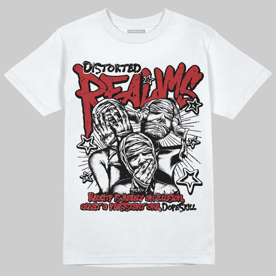 Jordan 14 Golf “Last Shot” DopeSkill T-Shirt Distorted Realms Graphic Streetwear - White