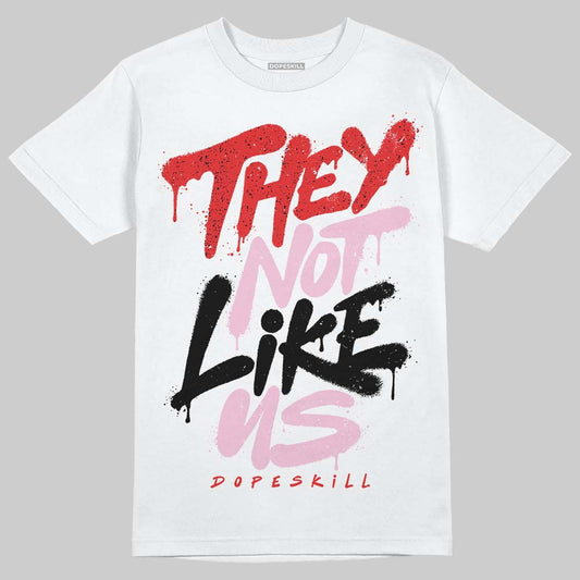 Awake NY x Air Jordan 5 Arctic Pink DopeSkill T-Shirt They Not Like Us Graphic Streetwear - White