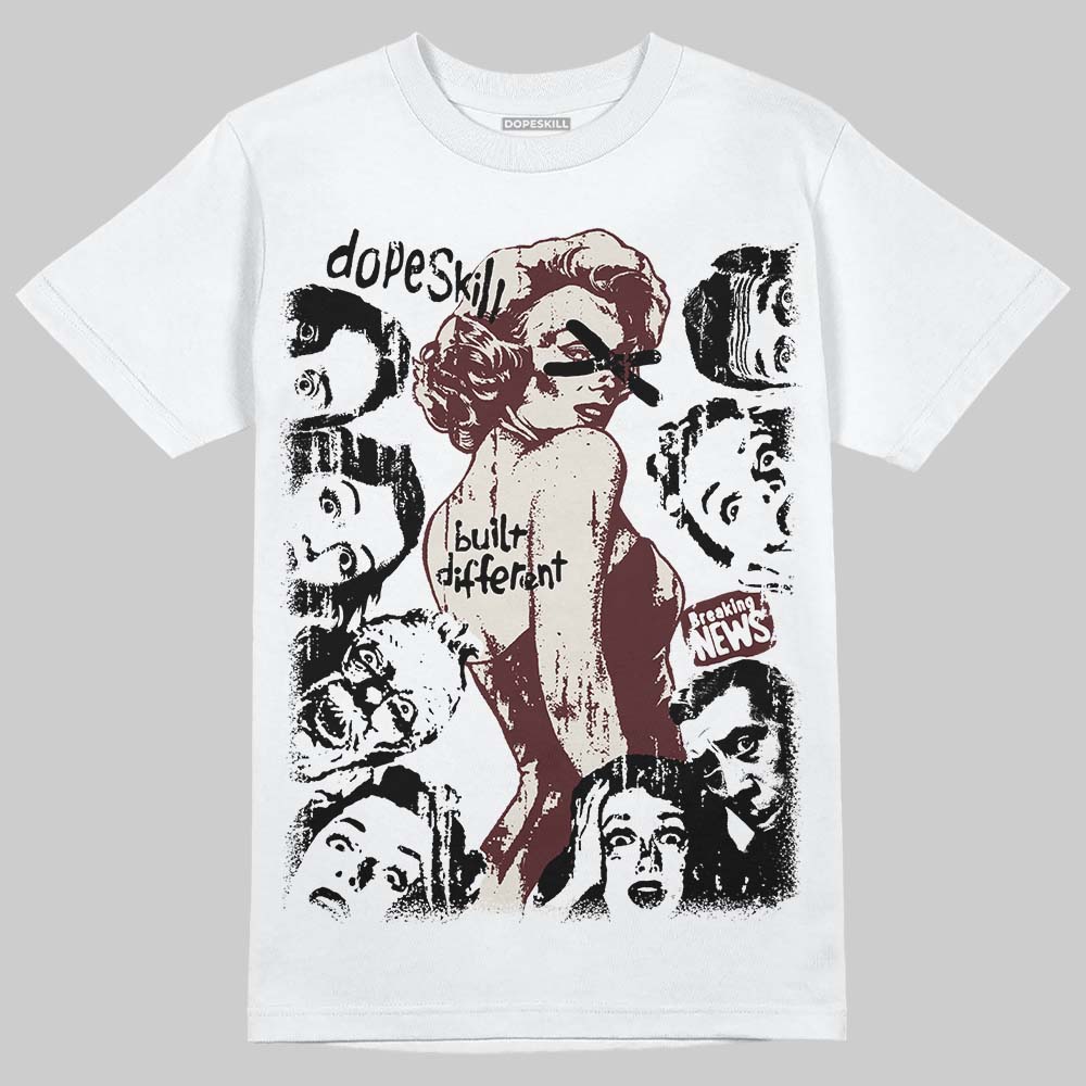 Jordan 11 “China” DopeSkill T-Shirt Built Different Graphic Streetwear - White