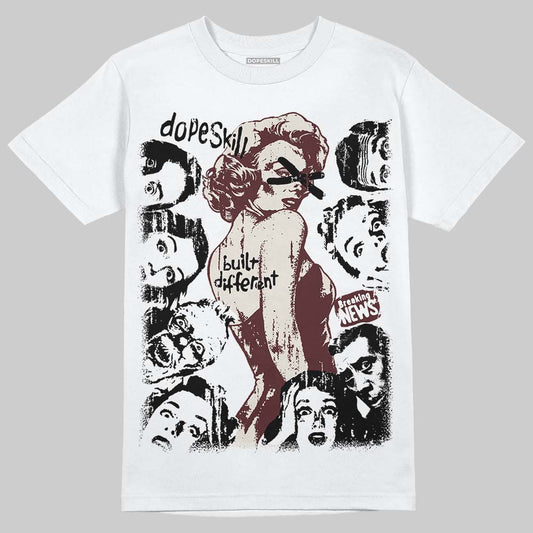 Jordan 11 “China” DopeSkill T-Shirt Built Different Graphic Streetwear - White