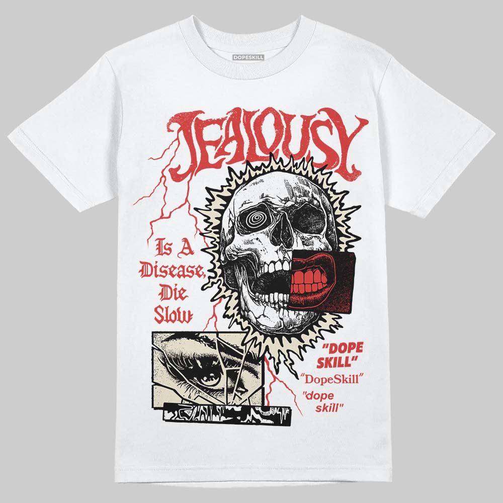 Jordan 4 Retro OG Nigel Sylvester Brick After Brick DopeSkill T-Shirt Jealousy Graphic Streetwear - White