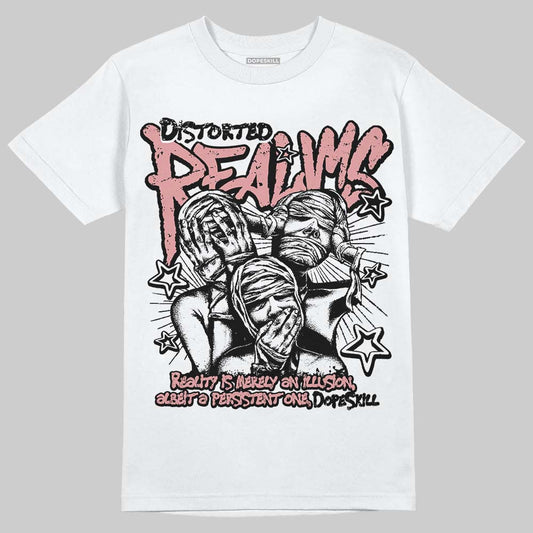 Harris Tweed x Wmns Dunk Low 'Black Phantom' DopeSkill T-Shirt Distorted Realms Graphic Streetwear - White 