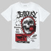 Jordan 12 “Bloodline” DopeSkill T-Shirt Jealousy Graphic Streetwear - White