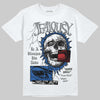 Jordan 3 "True Blue" DopeSkill T-Shirt Jealousy Graphic Streetwear - White