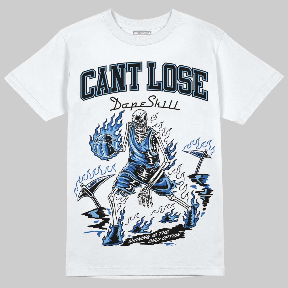 Air Foamposite One “International Blue” DopeSkill T-Shirt Cant Lose Graphic Streetwear - White