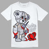 Jordan 4 Retro Frozen Moments DopeSkill T-Shirt Broken Heart Graphic Streetwear - White 