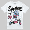 Jordan 3 GS “Cobalt Bliss” DopeSkill T-Shirt Self Made Graphic Streetwear  - White