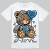 Jordan 9 Cool Grey DopeSkill T-Shirt Broken Bear Graphic Streetwear - White