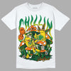 Green Sneakers DopeSkill T-Shirt Chillin Graphic Streetwear - White 