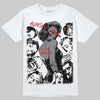 Jordan 4 “Black Cat” (2025) DopeSkill T-Shirt Built Different Graphic Streetwear - White