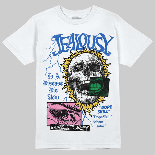 Jordan 3 “Brazil” DopeSkill T-Shirt Jealousy Graphic Streetwear - White 
