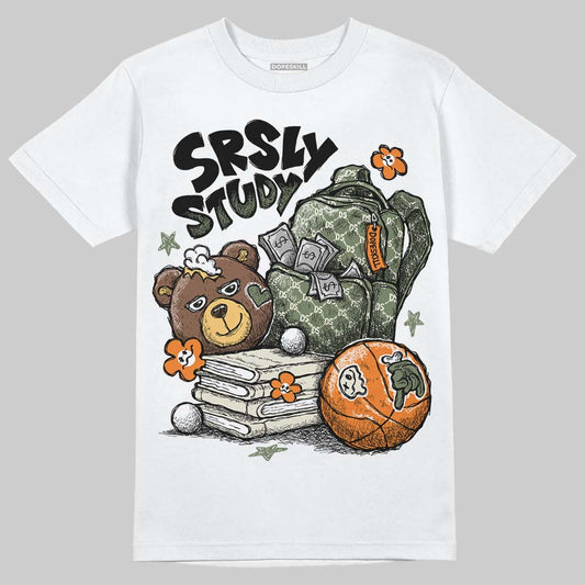 Jordan 4 Retro OG SP Undefeated (2025) DopeSkill T-Shirt SRSLY Study Graphic Streetwear - White