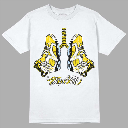 Jordan 6 “Yellow Ochre” DopeSkill T-Shirt Breathe Graphic Streetwear - White