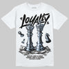 Jordan 11 TD Cleats "Patent Black" DopeSkill T-Shirt Loyalty Graphic Streetwear - White 