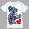 Jordan 3 "Midnight Navy" DopeSkill T-Shirt Broken Heart Graphic Streetwear - White