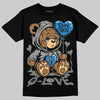 Jordan 9 Cool Grey DopeSkill T-Shirt Broken Bear Graphic Streetwear - Black