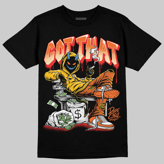 Orange, Black and White Sneakers DopeSkill T-Shirt Got That Graphic Streetwear - black