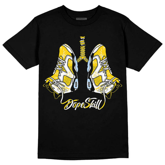 Jordan 6 “Yellow Ochre” DopeSkill T-Shirt Breathe Graphic Streetwear - Black