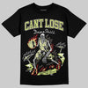 Jordan 5 “Luminous Green” DopeSkill T-Shirt Cant Lose Graphic Streetwear - Black
