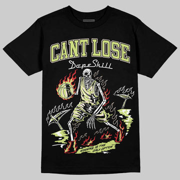 Jordan 5 “Luminous Green” DopeSkill T-Shirt Cant Lose Graphic Streetwear - Black