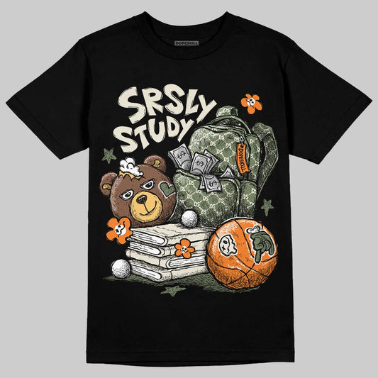 Jordan 4 Retro OG SP Undefeated (2025) DopeSkill T-Shirt SRSLY Study Graphic Streetwear - black