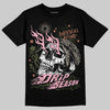 SB Dunk Low Pro x Arts-Rec Skateshop Rust Pink and Rough Green DopeSkill T-Shirt Drip Season Graphic Streetwear - Black
