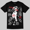 Jordan 10 Retro Shadow (2025) DopeSkill T-Shirt Built Different Graphic Streetwear - Black