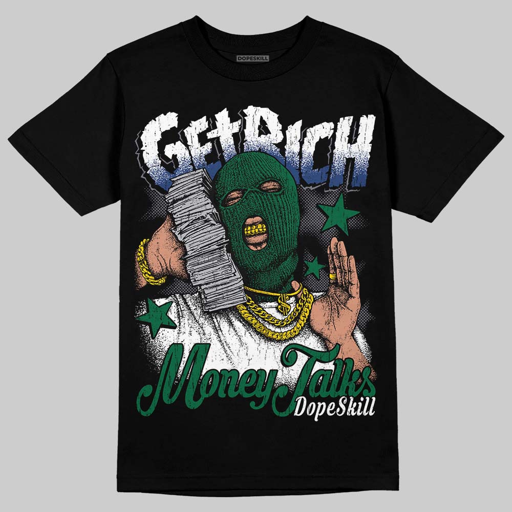 Asics GT-2160 ‘Shamrock Green’ DopeSkill T-Shirt Get Rich Graphic Streetwear - Black