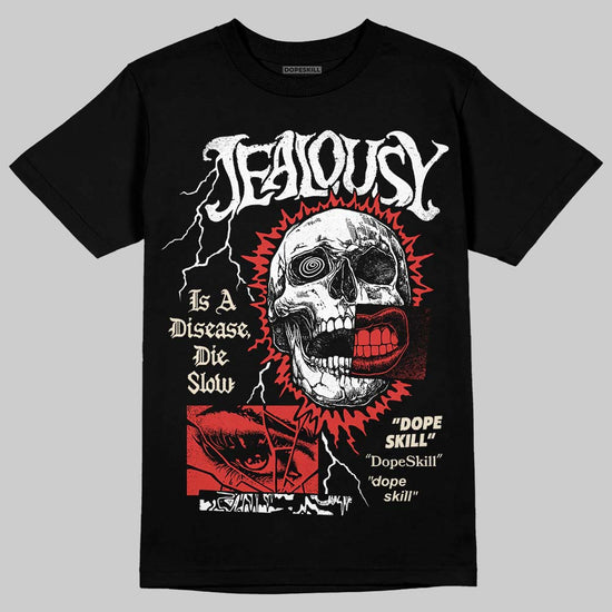 Jordan 4 Retro OG Nigel Sylvester Brick After Brick DopeSkill T-Shirt Jealousy Graphic Streetwear - black