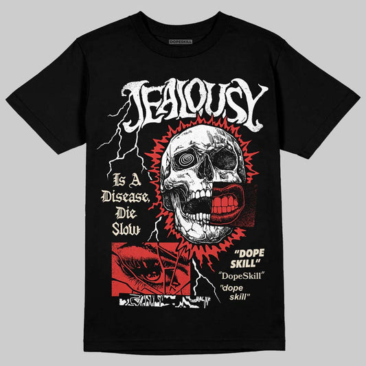 Jordan 4 Retro OG Nigel Sylvester Brick After Brick DopeSkill T-Shirt Jealousy Graphic Streetwear - black