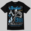 Jordan 4 Denim “Worn Blue” DopeSkill T-Shirt Broken Bones Graphic Streetwear - Black