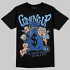 Air Foamposite One “International Blue” DopeSkill T-Shirt Money Bag Coming Up Graphic Streetwear - Black