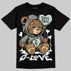 Jordan 1 Retro Low OG Year of the Snake (2025) DopeSkill T-Shirt Broken Bear Graphic Streetwear - Black