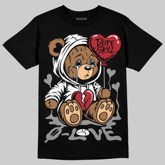 Jordan 14 Retro ‘Black Toe’ DopeSkill T-Shirt Broken Bear Graphic Streetwear - Black