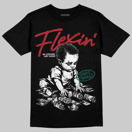 Jordan 3 Mexico 'El Vuelo' DopeSkill T-Shirt Flexin' Graphic Streetwear - Black