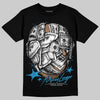 Jordan 4 Retro Military Blue DopeSkill T-Shirt Money Longer Graphic Streetwear - Black