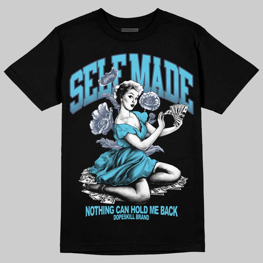 Jordan 11 Retro Gamma Blue (2025) DopeSkill T-Shirt Self Made Graphic Streetwear - Black