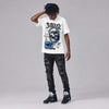 Black University Blue 5s DopeSkill T-Shirt Jealousy Graphic