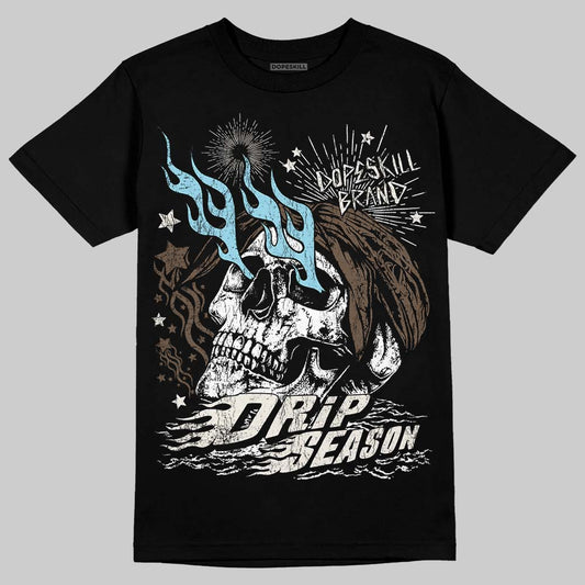 Asics Gel-Kayano 12.1 Cream/Stillwater DopeSkill T-Shirt Drip Season Graphic Streetwear - Black