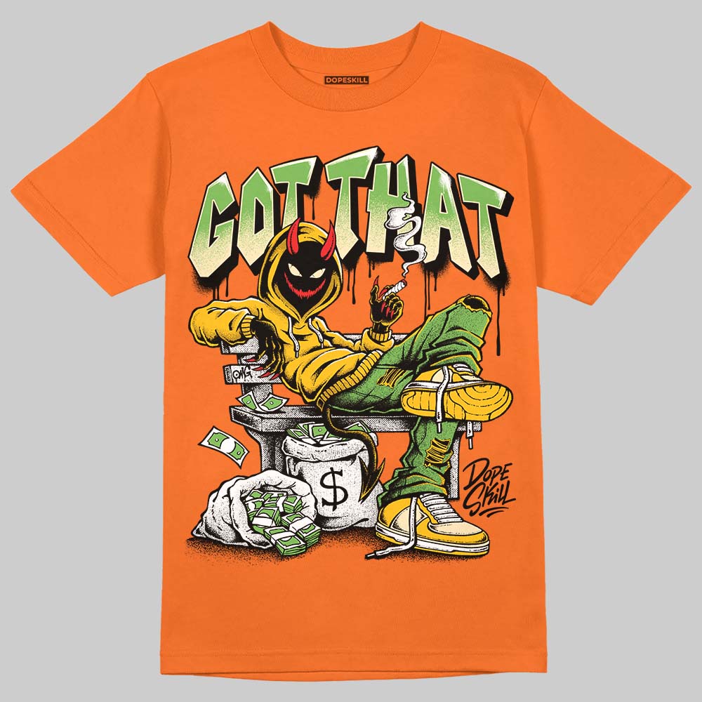 Orange, Black and White Sneakers DopeSkill T-Shirt Got That Graphic Streetwear - Orange