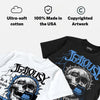Black University Blue 5s DopeSkill T-Shirt Jealousy Graphic